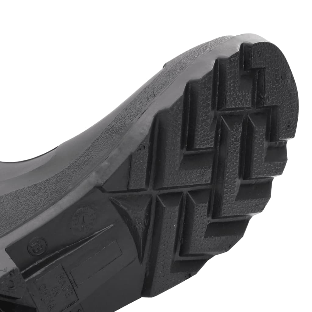 Cizme de ploaie cu șosete detașabile, negru, mărime 40, PVC