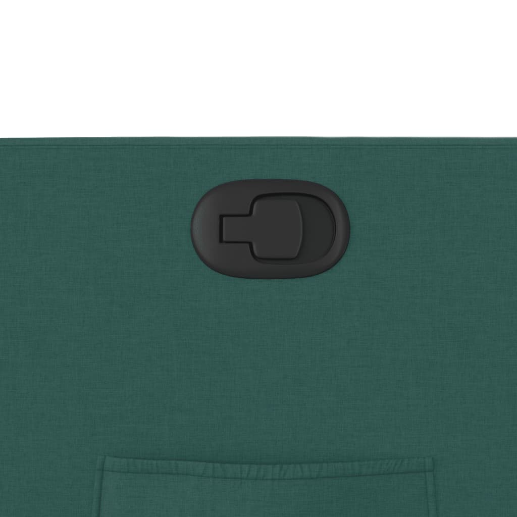 Fotoliu rabatabil, verde închis, material textil