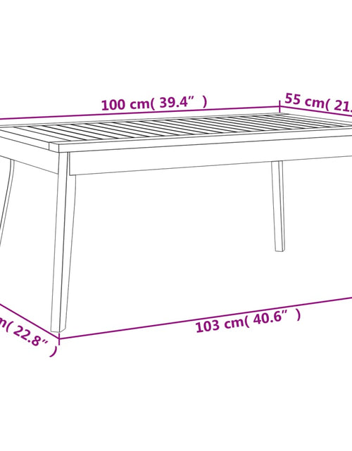 Încărcați imaginea în vizualizatorul Galerie, Set de grădină, lemn masiv de acacia
