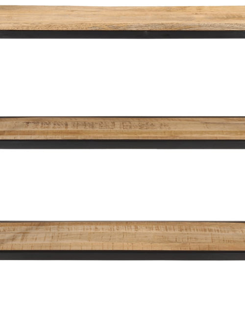 Загрузите изображение в средство просмотра галереи, Masă consolă, 70x35x70 cm, lemn masiv de mango brut

