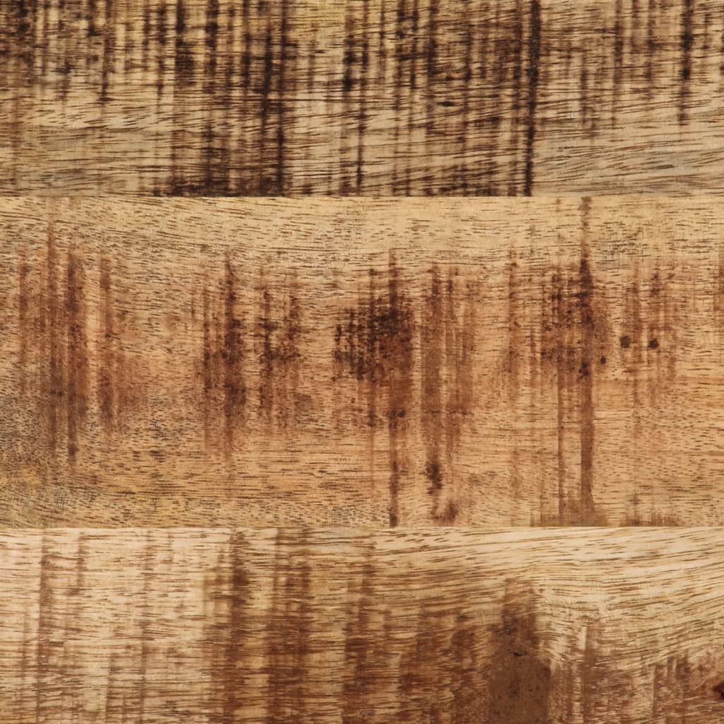 Masă consolă, 70x35x70 cm, lemn masiv de mango brut