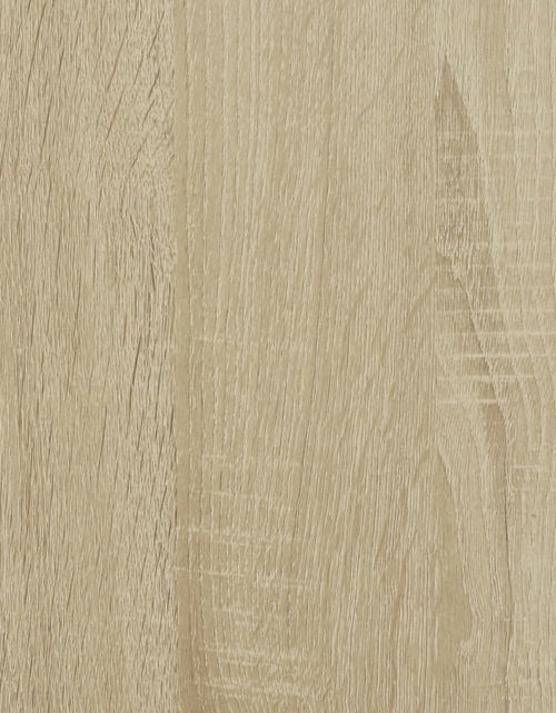 Încărcați imaginea în vizualizatorul Galerie, Măsuță cafea cu roți stejar sonoma 91x55x34 cm lemn prelucrat - Lando
