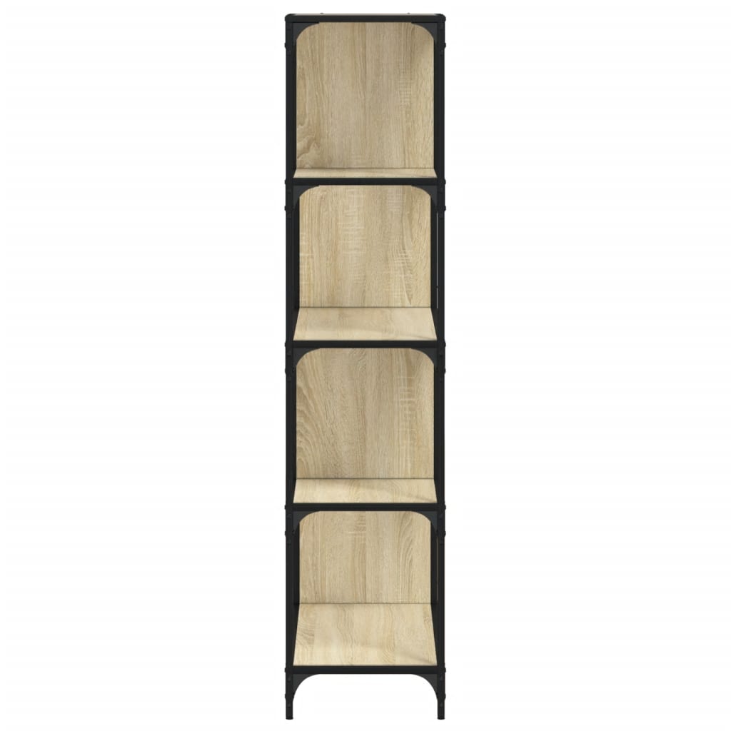 Bibliotecă cu 4 niveluri stejar sonoma 139x33,5x149 cm lemn - Lando