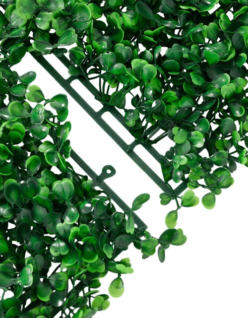 Загрузите изображение в средство просмотра галереи, Gard din frunze de arbust artificiale, 6 buc., verde, 50x50 cm
