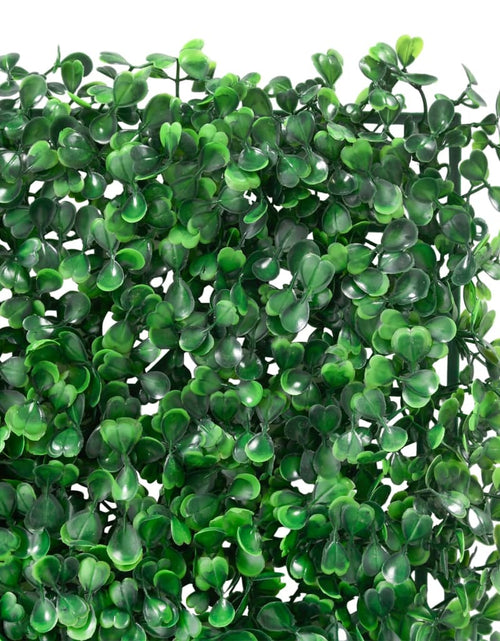 Încărcați imaginea în vizualizatorul Galerie, Gard din frunze de arbust artificiale, 6 buc., verde, 50x50 cm

