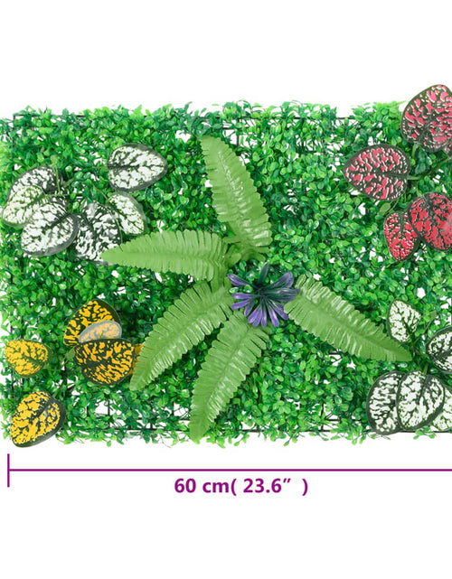 Încărcați imaginea în vizualizatorul Galerie,  vidaXL Gard din plante artificiale, 6 buc., verde, 40x60 cm
