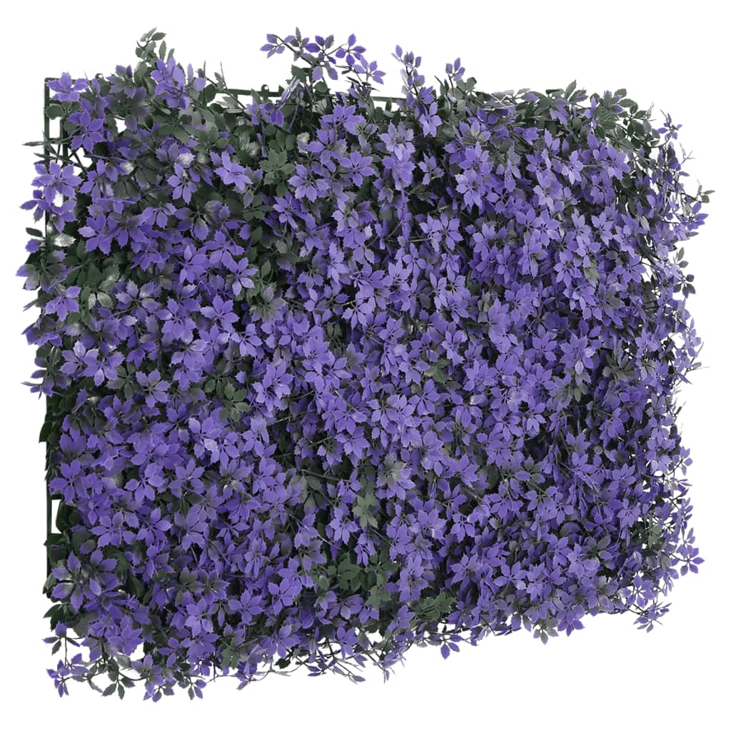  vidaXL Gard din frunze artificiale, 6 buc., violet, 40x60 cm