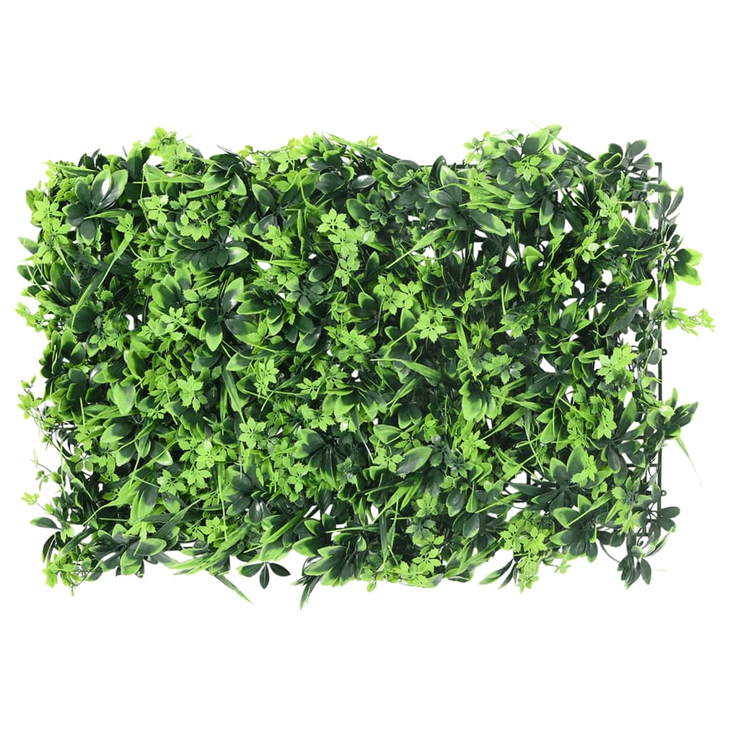  vidaXL Gard din frunze artificiale, 6 buc., verde, 40x60 cm