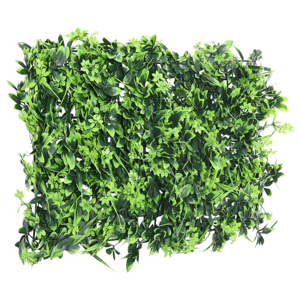  vidaXL Gard din frunze artificiale, 6 buc., verde, 40x60 cm