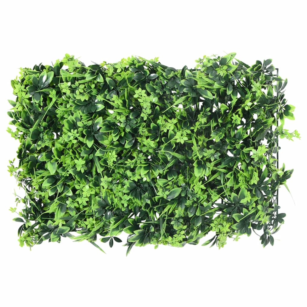  vidaXL Gard din frunze artificiale, 24 buc., verde, 40x60 cm