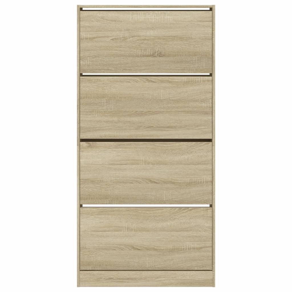 Pantofar cu 4 sertare rabatabile, stejar sonoma, 80x21x163,5 cm