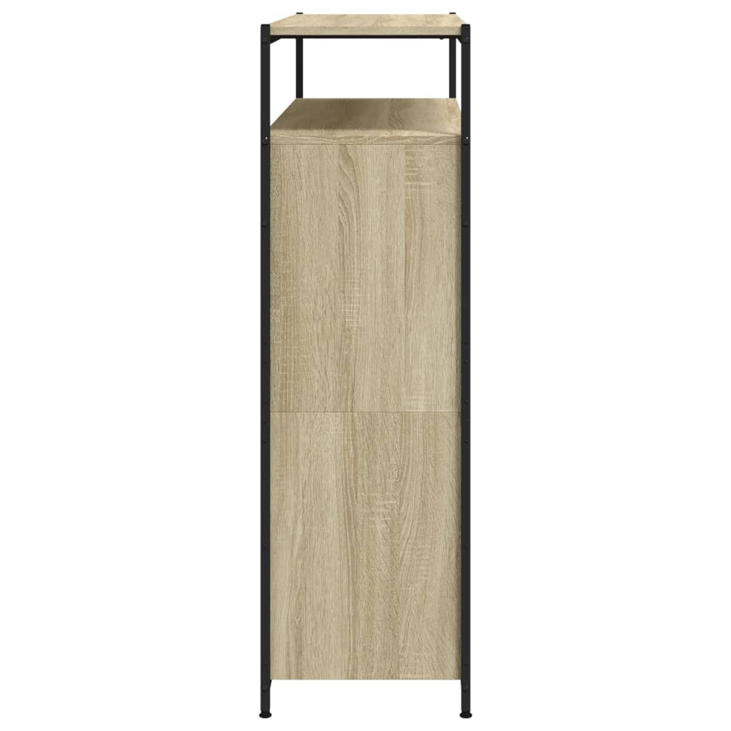 Pantofar cu 4 sertare rabatabile, stejar sonoma, 100x34x112 cm