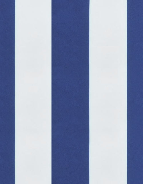 Загрузите изображение в средство просмотра галереи, Perne de scaun spătar înalt, 6 buc. dungi albastre&amp;albe, textil
