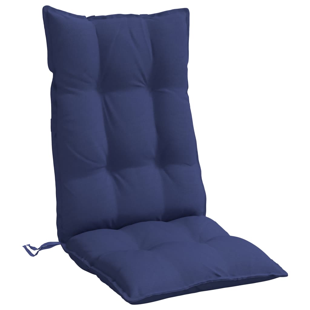 Perne scaun spătar înalt 6 buc., bleumarin, țesătură Oxford