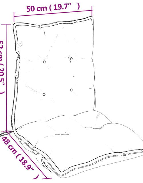 Încărcați imaginea în vizualizatorul Galerie, Perne scaun cu spătar mic, 6 buc., crem, textil oxford
