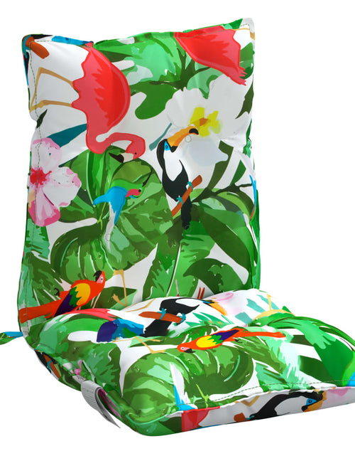 Загрузите изображение в средство просмотра галереи, Perne scaune cu spătar jos, 2 buc., multicolor, textil oxford
