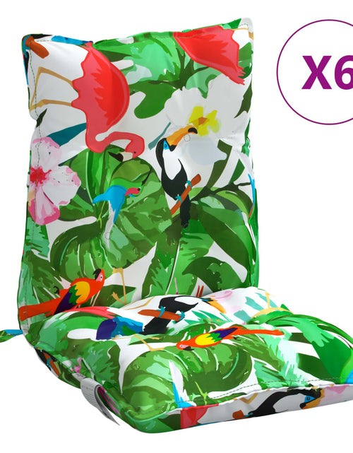 Încărcați imaginea în vizualizatorul Galerie, Perne scaune cu spătar jos, 6 buc., multicolor, textil oxford
