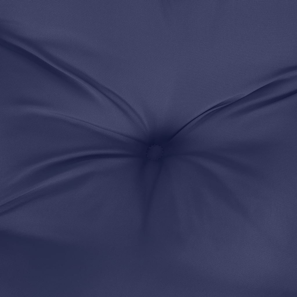 Set pernă de paleți, bleumarin, 60x40x12 cm, material textil