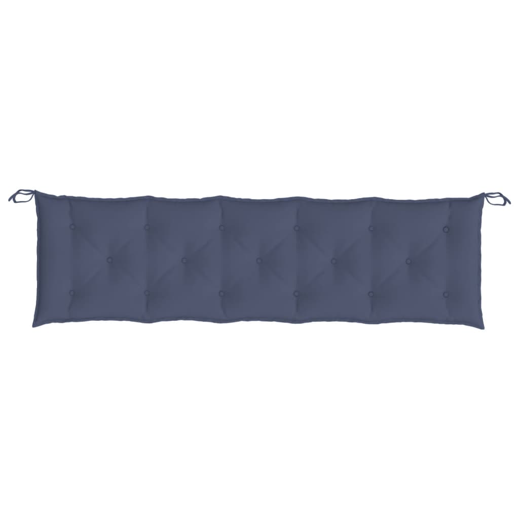 Pernă bancă de grădină, bleumarin, 180x50x7cm, textil oxford