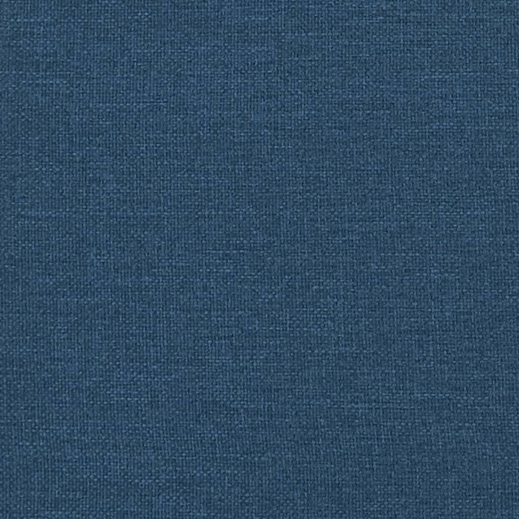 Canapea Chesterfield cu 2 locuri, albastru, material textil - Lando