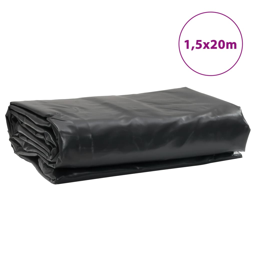 Prelată, antracit, 1,5x20 m, 650 g/m²