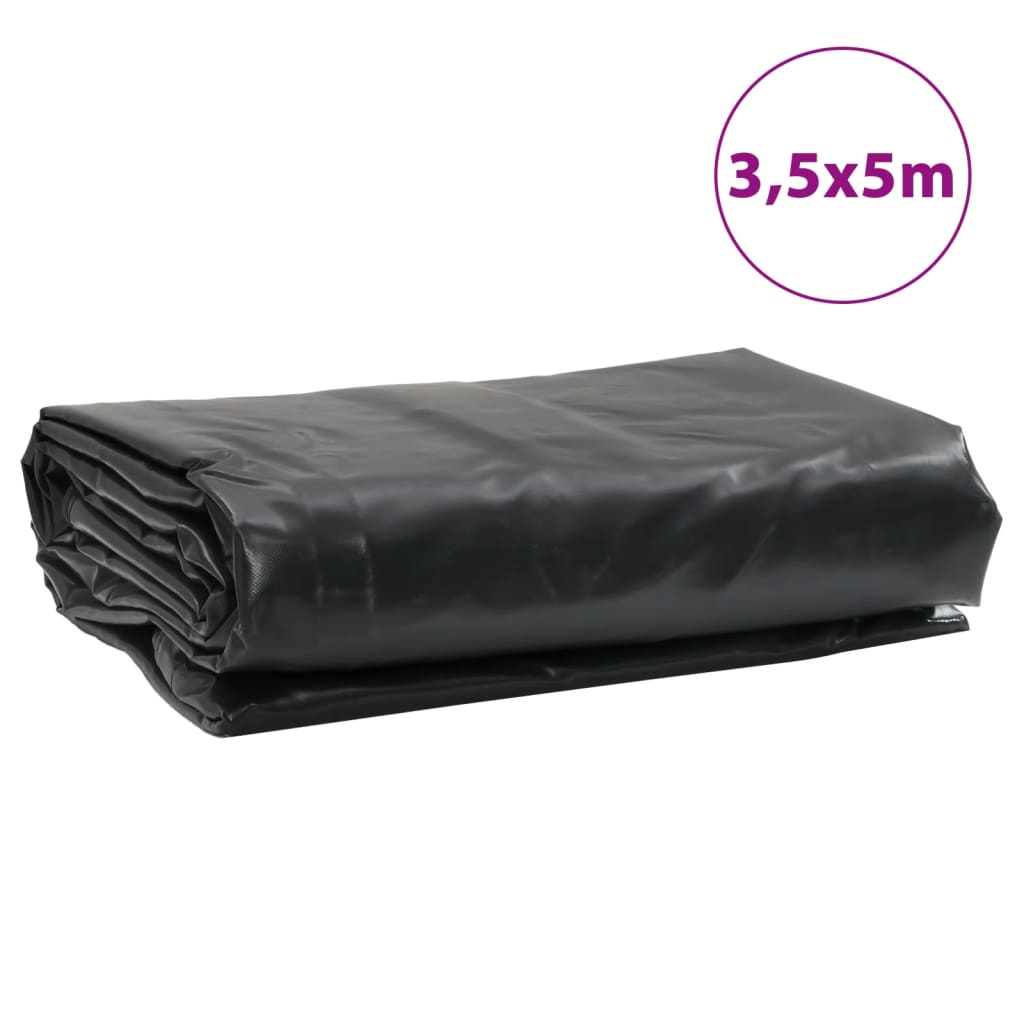 Prelată, antracit, 3,5x5 m, 650 g/m²