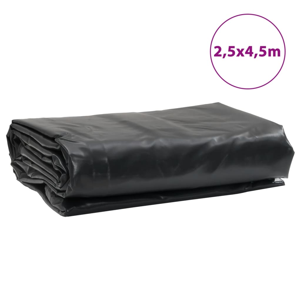 Prelată, antracit, 2,5x4,5 m, 650 g/m²