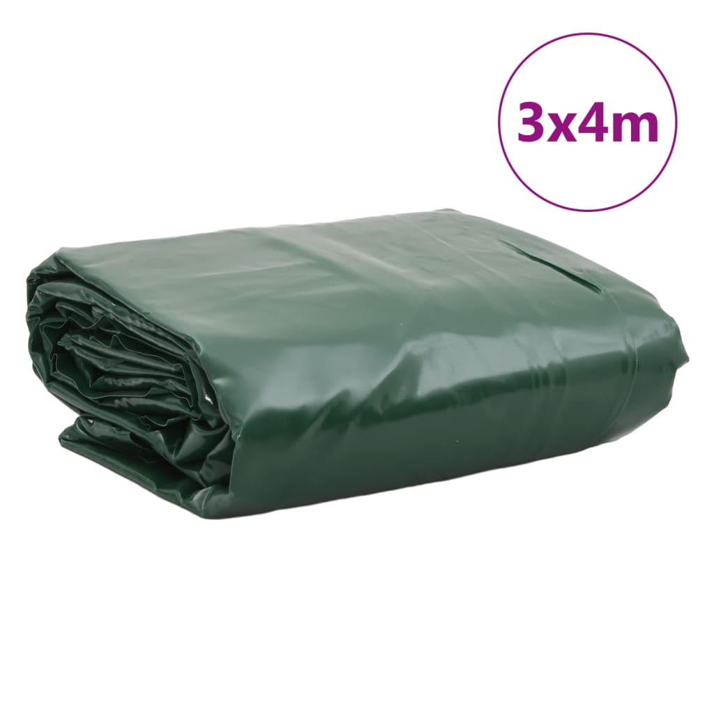 Prelată, verde, 3x4 m, 650 g/m²