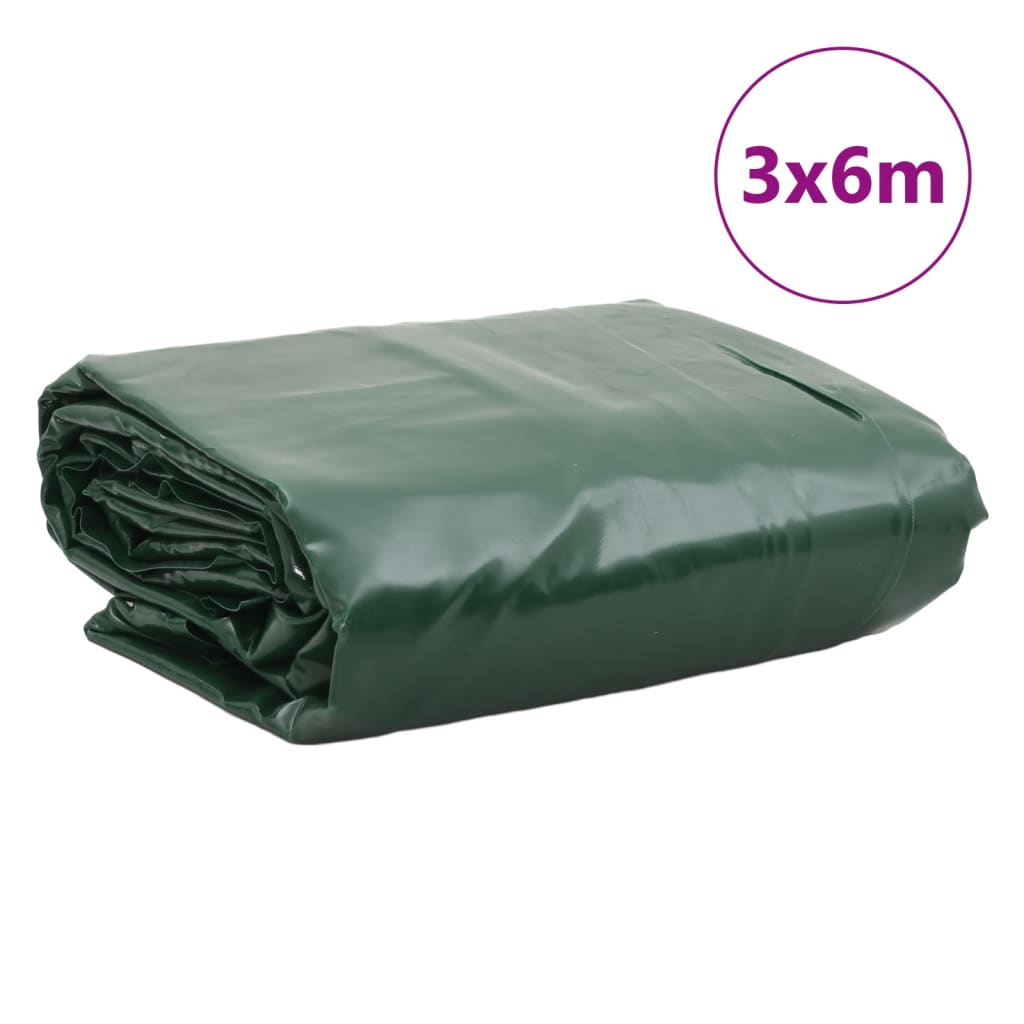 Prelată, verde, 3x6 m, 650 g/m²