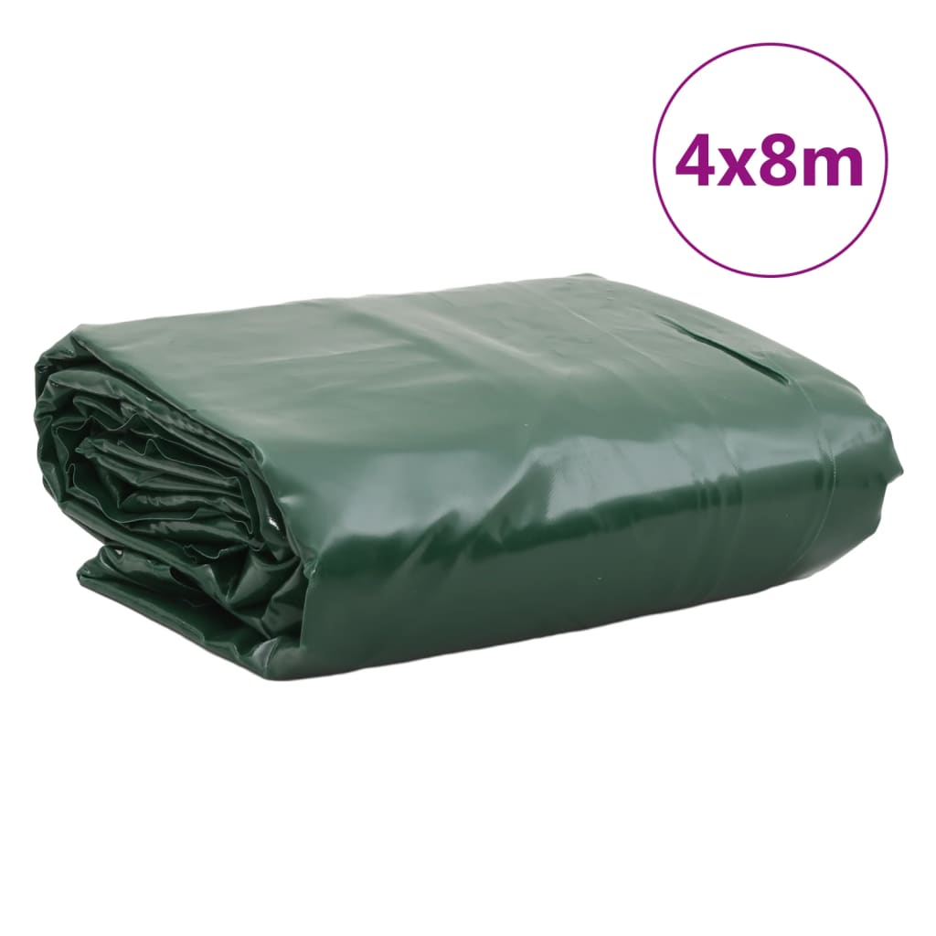 Prelată, verde, 4x8 m, 650 g/m²