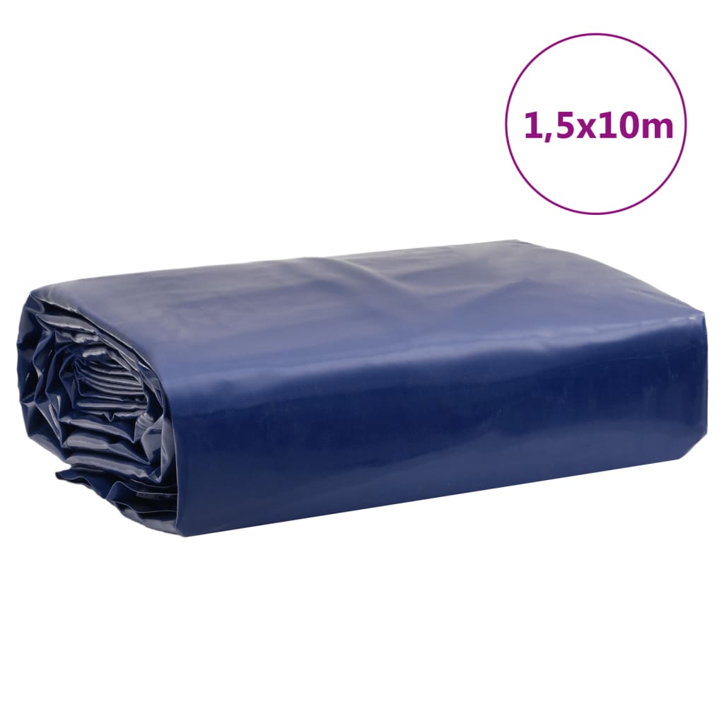 Prelată, albastru, 1,5x10 m, 650 g/m²