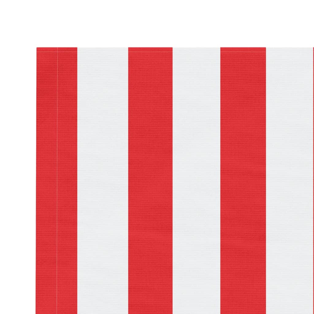 Pânză copertină de rezervă, dungi roșii și albe, 4,5x3 m