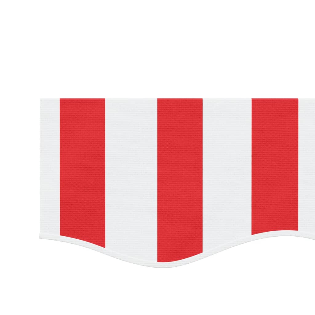 Pânză de rezervă fald copertină, roșu și alb 4,5 m dungi