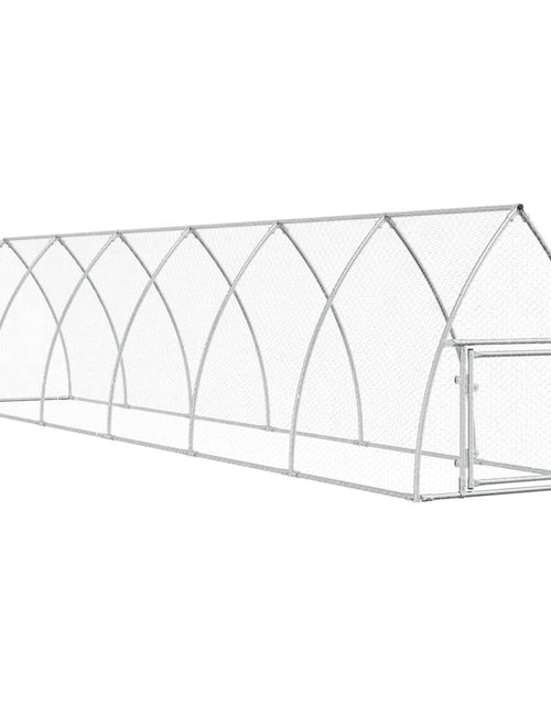 Загрузите изображение в средство просмотра галереи, Coteț pentru păsări, gri, 600x105x120 cm, oțel galvanizat - Lando
