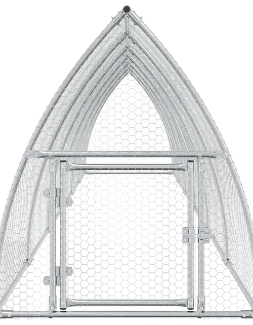 Загрузите изображение в средство просмотра галереи, Coteț pentru păsări, gri, 600x105x120 cm, oțel galvanizat - Lando
