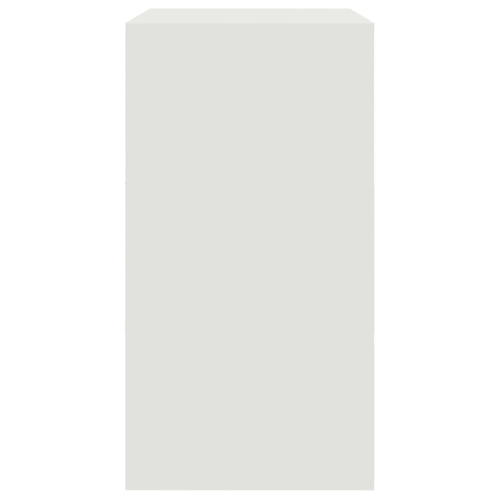 Servantă, alb, 67x39x73 cm, oțel