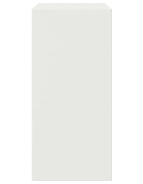 Загрузите изображение в средство просмотра галереи, Servantă, alb, 67x39x83 cm, oțel
