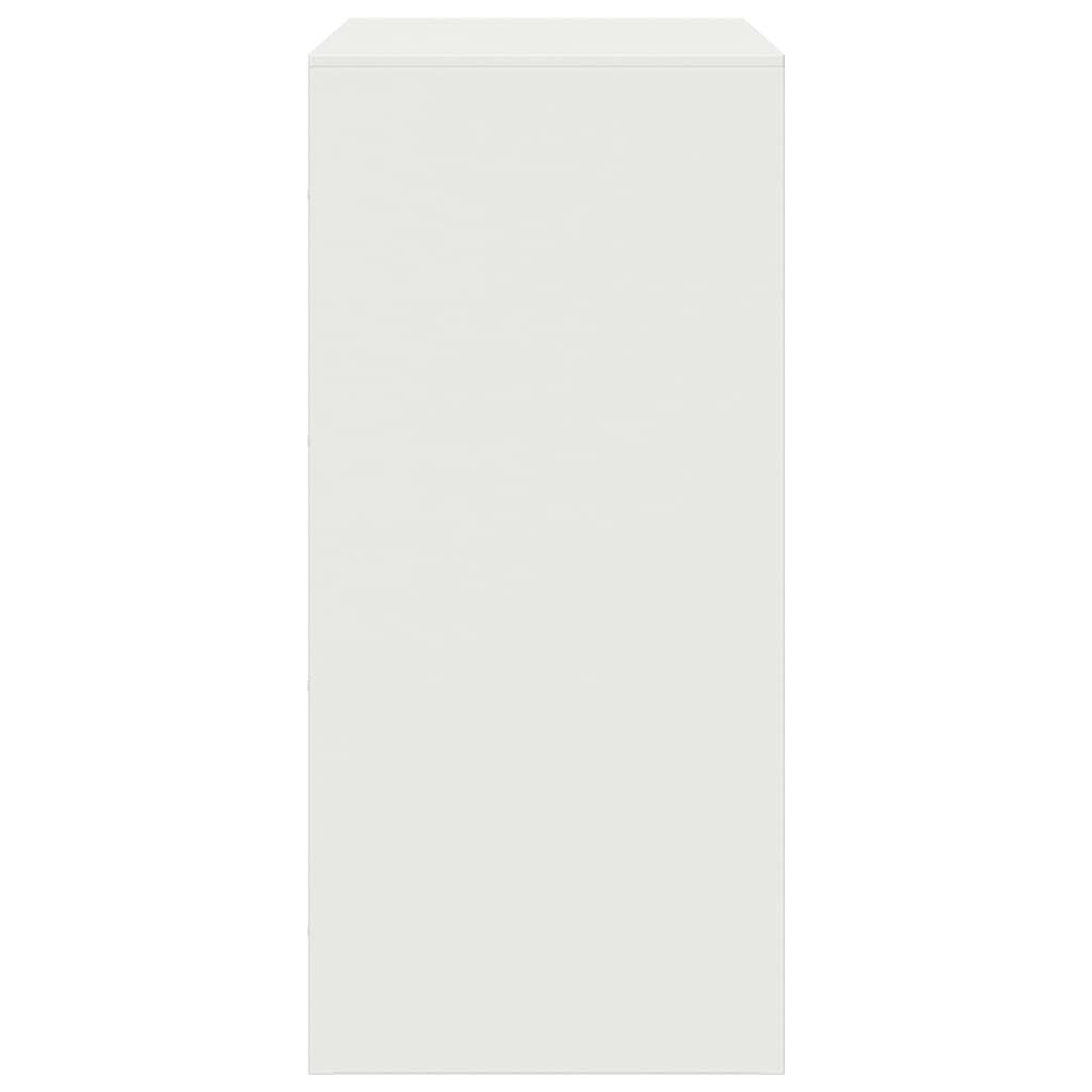 Servantă, alb, 67x39x83 cm, oțel
