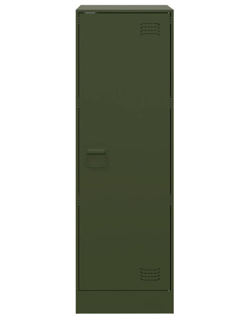 Încărcați imaginea în vizualizatorul Galerie, Comodă verde măslină 34,5x39x107 cm oțel
