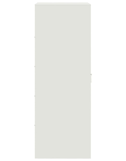 Загрузите изображение в средство просмотра галереи, Servantă, alb, 34,5x39x107 cm, oțel
