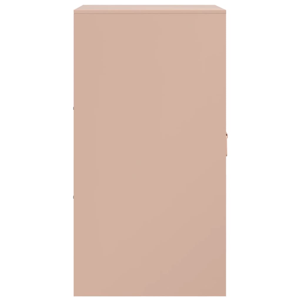 Dulap, roz, 34,5x39x73 cm, oțel