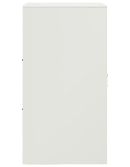 Загрузите изображение в средство просмотра галереи, Servantă, alb, 34,5x39x73 cm, oțel
