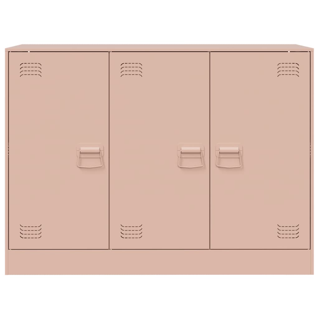 Dulap, roz, 99x39x73 cm, oțel