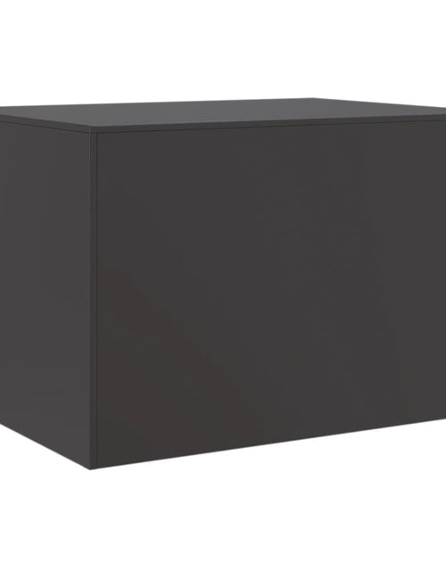 Încărcați imaginea în vizualizatorul Galerie, Măsuță de cafea, negru, 67x50x44 cm, oțel

