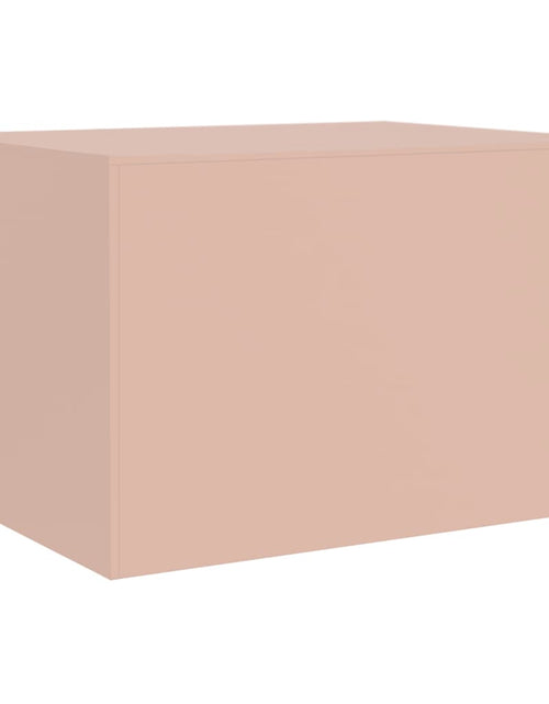 Загрузите изображение в средство просмотра галереи, Măsuță de cafea, roz, 67x50x44 cm, oțel
