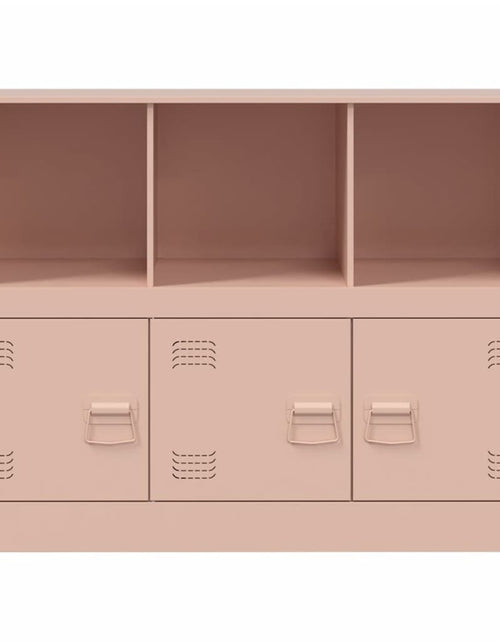 Încărcați imaginea în vizualizatorul Galerie, Dulap, roz, 99x39x73 cm, oțel
