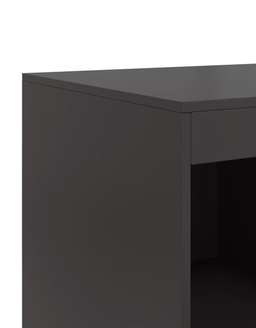 Încărcați imaginea în vizualizatorul Galerie, Dulap înalt, negru, 67x39x95 cm, oțel

