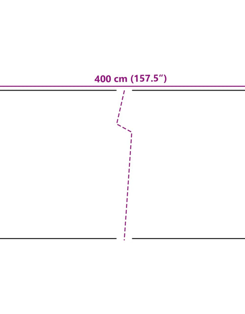 Загрузите изображение в средство просмотра галереи, Paravan pentru balcon, antracit, 400x90 cm, poliratan
