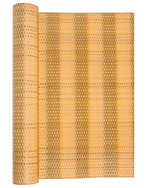 Încărcați imaginea în vizualizatorul Galerie, Paravan Balcon Maro Deschis 300x80 cm Poly Rattan
