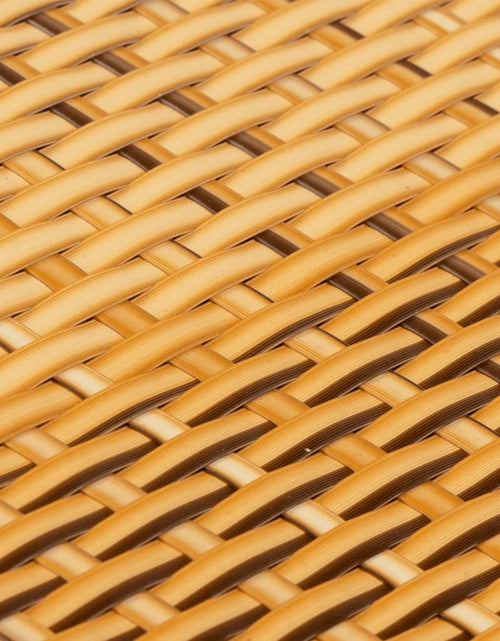 Încărcați imaginea în vizualizatorul Galerie, Paravan Balcon Maro Deschis 300x80 cm Poly Rattan
